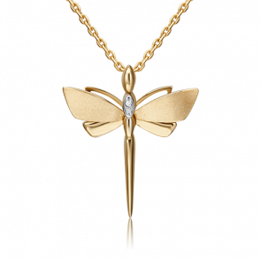 Подвеска из комбинированного золота Platina с бриллиантом 03-3276-00-101-1121 фото