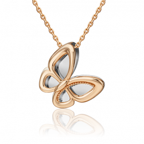 Подвеска из комбинированного золота Platina 03-3287-00-000-1111 фото