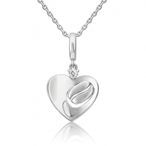 Подвеска из белого золота Platina с топазом 03-3323-01-201-1120 фото