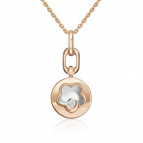 Подвеска из комбинированного золота Platina с бриллиантом 03-3356-00-101-1111 фото