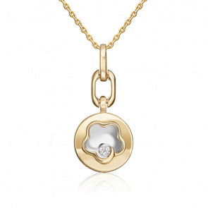 Подвеска из комбинированного золота Platina с бриллиантом 03-3356-00-101-1121 фото