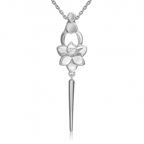 Подвеска из белого золота Platina с бриллиантом 03-3360-00-101-1120 фото