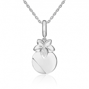 Подвеска из белого золота Platina с бриллиантом 03-3367-00-101-1120 фото