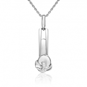 Подвеска из белого золота Platina с бриллиантом 03-3368-00-101-1120 фото