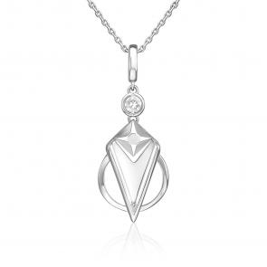 Подвеска из белого золота Platina с топазом 03-3375-00-201-1120 фото