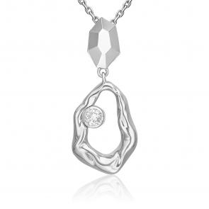 Подвеска из белого золота Platina с топазом 03-3381-00-201-1120 фото