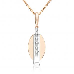 Подвеска из комбинированного золота Platina 03-3386-00-000-1111 фото