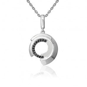 Серебряная подвеска Platina с фианитом 03-3405-00-402-0200 фото