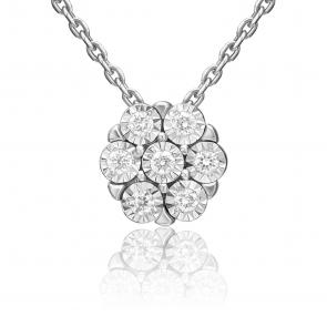 Подвеска из белого золота Platina с бриллиантом 03-3462-00-101-1120 фото