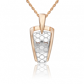 Подвеска из комбинированного золота Platina 03-3475-00-000-1111 фото