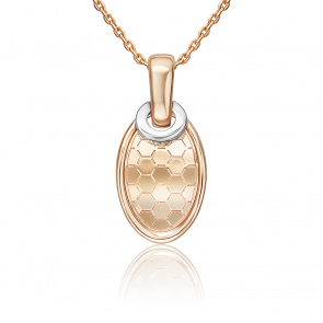Подвеска из комбинированного золота Platina 03-3476-00-000-1111 фото