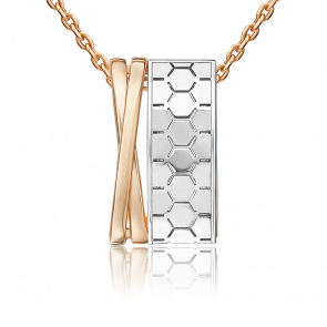Подвеска из комбинированного золота Platina 03-3477-01-000-1111 фото