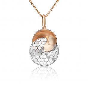 Подвеска из комбинированного золота Platina 03-3479-00-000-1111 фото