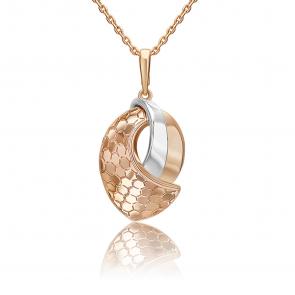 Подвеска из комбинированного золота Platina 03-3481-00-000-1111 фото