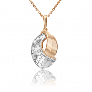 Подвеска из комбинированного золота Platina 03-3481-01-000-1111 фото
