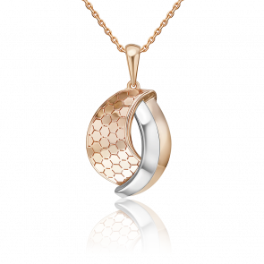 Подвеска из комбинированного золота Platina 03-3482-00-000-1111 фото