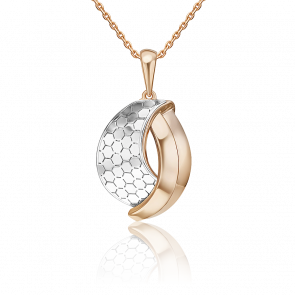 Подвеска из комбинированного золота Platina 03-3482-01-000-1111 фото