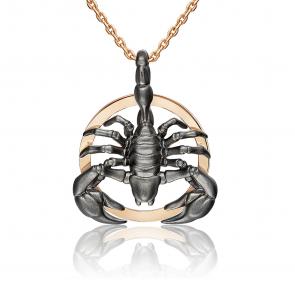 Золотая подвеска Знак зодиака Скорпион Platina 03-3491-00-000-1111 фото