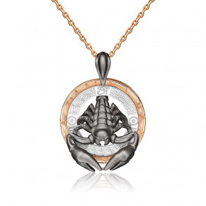 Золотая подвеска Знак зодиака Скорпион Platina 03-3494-01-000-1111 фото