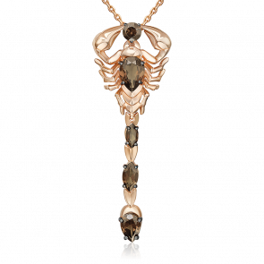 Золотая подвеска Platina с кварцем 03-3497-00-202-1110 фото