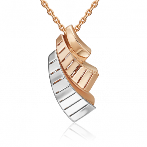 Подвеска из комбинированного золота Platina 03-3534-00-000-1111 фото