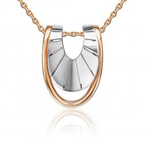 Подвеска из комбинированного золота Platina 03-3537-00-000-1111 фото