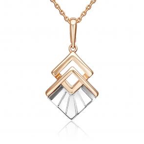 Подвеска из комбинированного золота Platina 03-3540-00-000-1111 фото