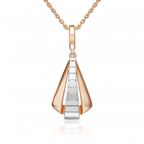 Подвеска из комбинированного золота Platina 03-3543-00-000-1111 фото