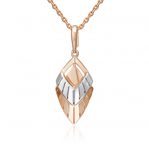 Подвеска из комбинированного золота Platina 03-3545-00-000-1111 фото