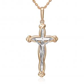 Подвеска из комбинированного золота Platina 03-3557-00-000-1111 фото