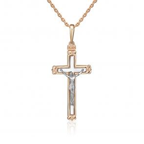 Подвеска из комбинированного золота Platina 03-3558-00-000-1111 фото