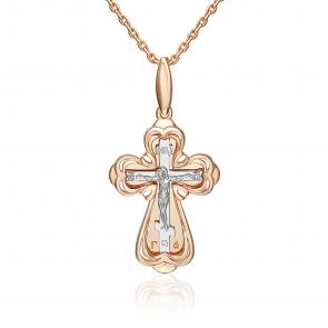 Подвеска из комбинированного золота Platina 03-3561-00-000-1111 фото