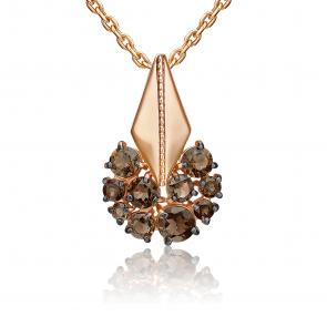 Золотая подвеска Platina с кварцем 03-3569-00-202-1110 фото