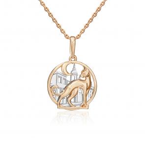 Подвеска из комбинированного золота Platina 03-3581-00-000-1111 фото