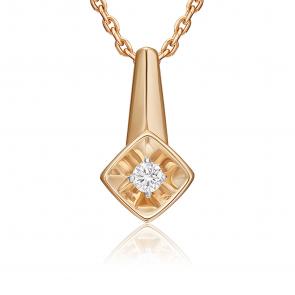 Подвеска из комбинированного золота Platina с бриллиантом 03-3594-00-101-1111 фото