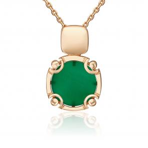 Золотая подвеска Platina с агатом 03-3604-00-749-1110 фото