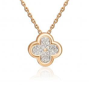 Золотая подвеска Platina с фианитом 03-3636-00-401-1110 фото