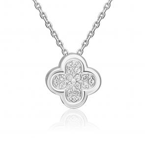 Подвеска из белого золота Platina с фианитом 03-3636-00-401-1120 фото