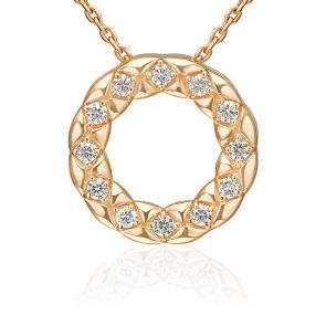 Золотая подвеска Platina с фианитом 03-3640-00-401-1110 фото