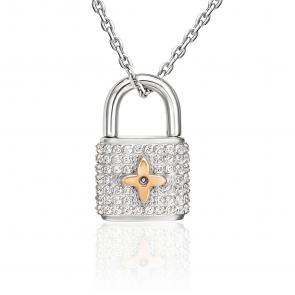 Подвеска из комбинированного золота Platina с фианитом 03-3647-00-401-1111 фото