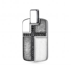 Серебряная подвеска АЛЬКОР с фианитом 03-3833/0КЦ1-17 фото