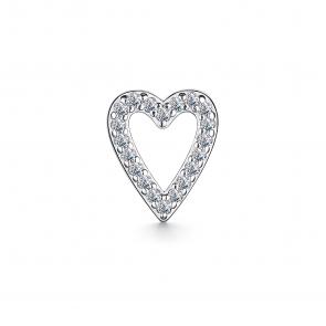 Серебряная подвеска АЛЬКОР с фианитом 03-4064/00КЦ-00 фото