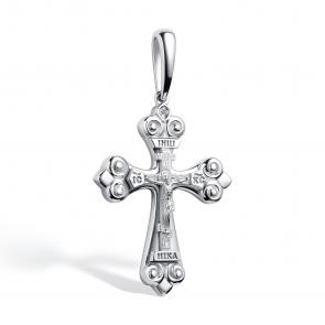 Серебряная подвеска АЛЬКОР с бриллиантом 03-4079/000Б-00 фото