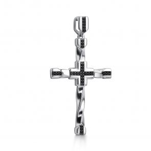 Серебряная подвеска АЛЬКОР с фианитом 03-4373/0КЦ1-17 фото