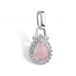 Серебряная подвеска АЛЬКОР с кварцем 03-4413/00РК-00 фото