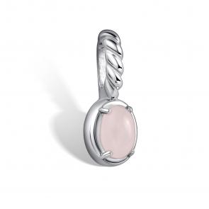 Серебряная подвеска АЛЬКОР с кварцем 03-4417/00РК-00 фото