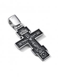 Подвеска из черненого серебра АЛЬКОР 03-4641/0000-09 фото