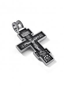 Подвеска из черненого серебра АЛЬКОР 03-4646/0000-09 фото