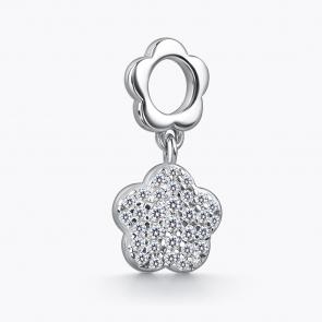 Серебряная подвеска АЛЬКОР с фианитом 03-4777/00КЦ-00 фото