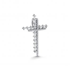 Серебряная подвеска АЛЬКОР с фианитом 03-5424/00КЦ-00 фото